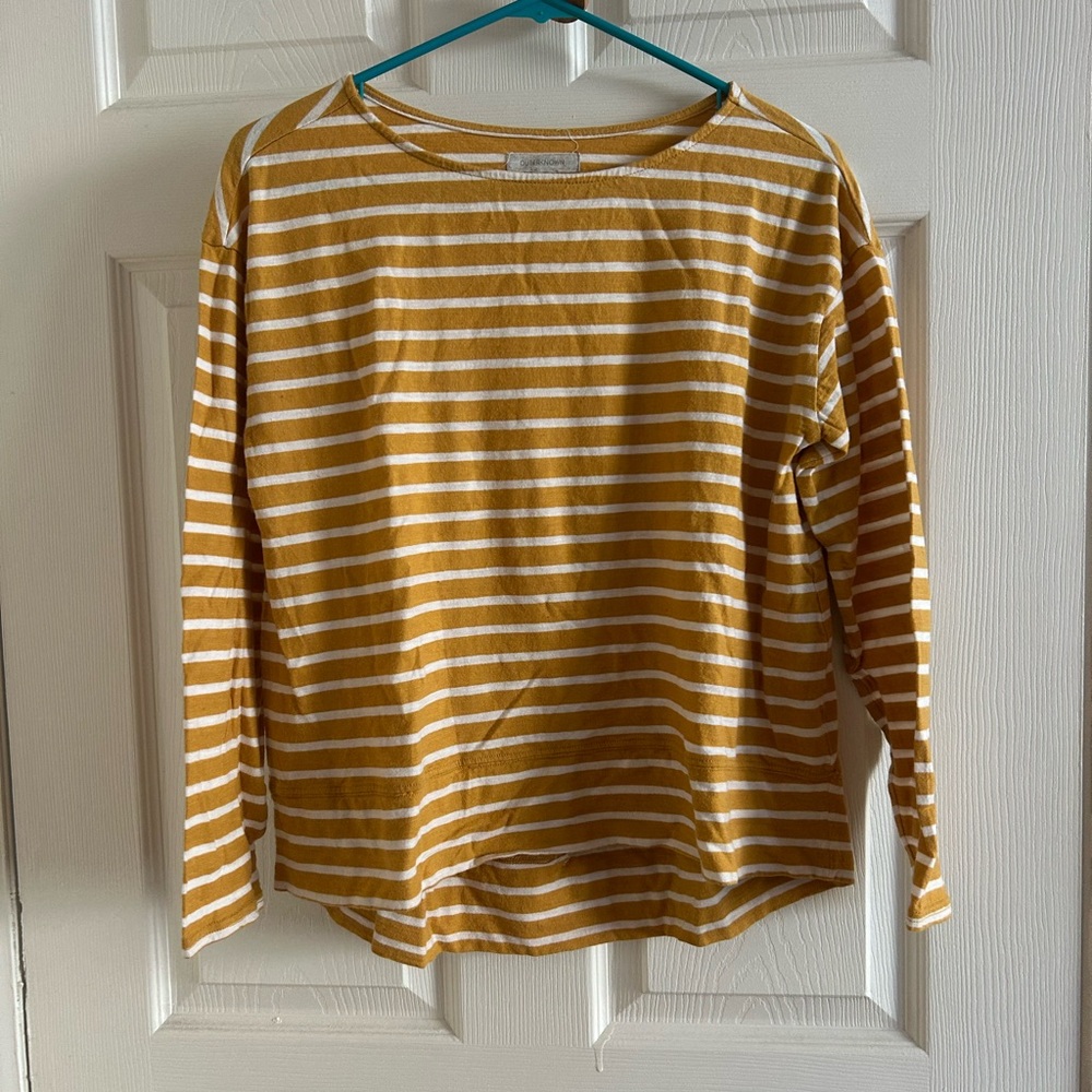 Outerknown La Mer long-sleeved striped tee